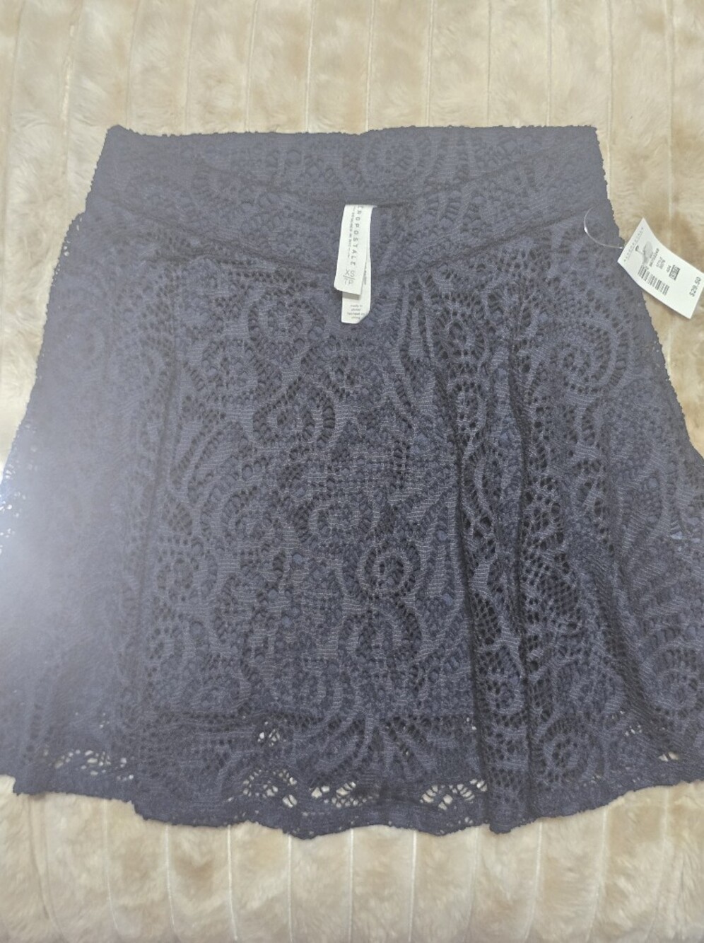 Aeropostale Navy Blue Lace Skirt Skater Y2k
